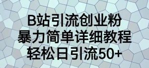 B站引流创业粉，暴力简单详细教程，轻松日引流50+【揭秘】-知乎者也