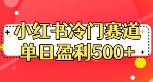小红书冷门赛道,单日盈利500+【揭秘】-知乎者也