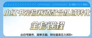 实测日入800的项目小红书宠物赛道配合私域转化玩法，适合新手小白操作，简单无脑【揭秘】-知乎者也