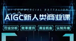 张诗童·AIGC新人类商业课,行业分析/效率提升/商业机会/认知升维-知乎者也