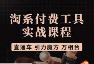 猫老师·淘系付费工具实战课程，直通车/引力魔方/万相台-知乎者也