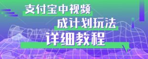 避坑玩法:支付宝中视频分成计划玩法实操详解【揭秘】-知乎者也