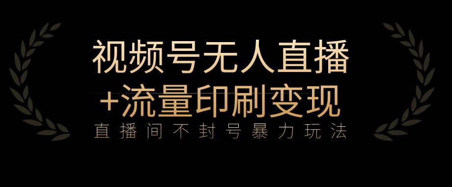 全网首发视频号不封号无人直播暴利玩法+流量印刷机变现,日入1000+【揭秘】-知乎者也