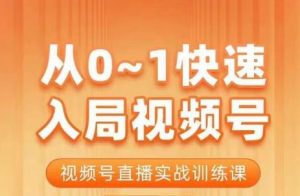 陈厂长·从0-1快速入局视频号课程,视频号直播实战训练课-知乎者也