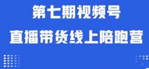 视频号直播带货线上陪跑营第七期:算法解析+起号逻辑+实操运营-知乎者也
