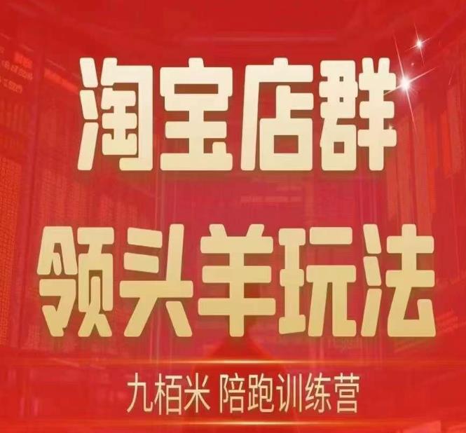 九栢米-淘宝店群领头羊玩法，教你整个淘宝店群领头羊玩法以及精细化/终极蓝海/尾销等内容-知乎者也
