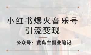 小红书爆火音乐号引流变现项目,视频版一条龙实操玩法分享给你-知乎者也