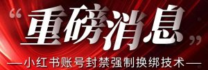 【最新】小红书账号封禁强制换绑技术可日赚300-知乎者也
