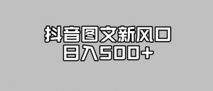 抖音图文最新风口，流量扶持非常高，日入500+【揭秘】-知乎者也