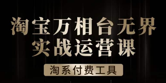 沧海·淘系万相台无界实战运营课,万相台无界实操全案例解析-知乎者也