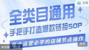 单品爆款打造实操运营，单品爆款从“0”-“1”手把手演练运营步骤-知乎者也
