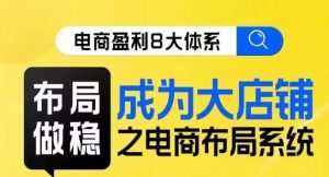 八大体系布局篇·布局做稳,成为大店的电商布局线上课-知乎者也