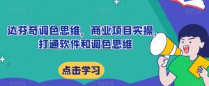 达芬奇调色思维,商业项目实操,打通软件和调色思维-知乎者也