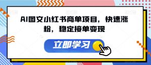 AI图文小红书商单项目,快速涨粉,稳定接单变现【揭秘】-知乎者也