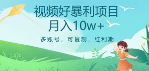 视频号暴利项目，多账号，可复制，红利期，月入10w+【揭秘】-知乎者也