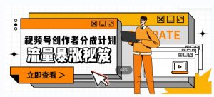 一条视频收益3000+，一条作品涨粉2000+，视频号流量爆炸·的秘籍-知乎者也