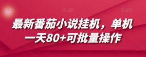 最新番茄小说挂机,单机一天80+可批量操作【揭秘】-知乎者也
