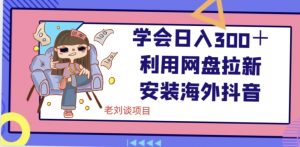 学会日入300＋，利用网盘拉新安装海外抖音保姆级教学【揭秘】-知乎者也