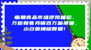 临期食品市场逆势崛起,万粉账号月销百万新渠道,小白保姆级教程【揭秘】-知乎者也