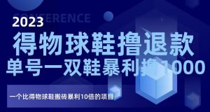 2023得物球鞋撸退款，单号一双鞋暴利撸1000，一个比得物球鞋搬砖暴利10倍的项目【揭秘】-知乎者也