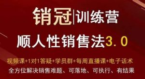 爆款!销冠训练营3.0之顺人性销售法,全方位解决销售难题、可落地、可执行、有结果-知乎者也