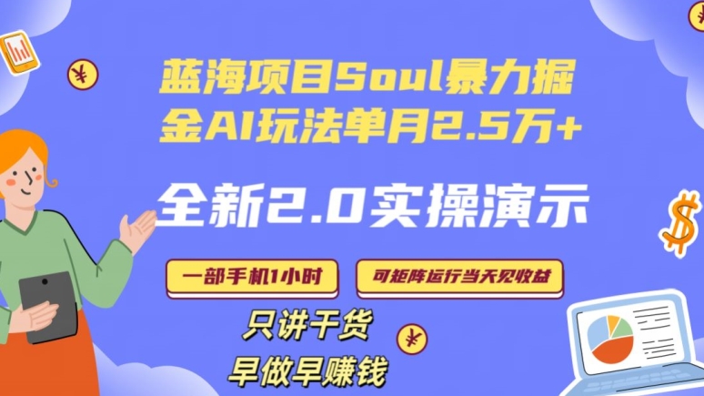 Soul怎么做到单月变现25000+全新2.0AI掘金玩法全程实操演示小白好上手【揭秘】-知乎者也
