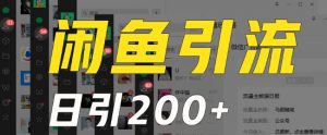 外面收费6980闲鱼引流法,日引200+创业粉,每天稳定2000+收益,保姆级教程(适合居家创业)-知乎者也