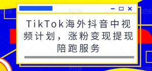 TikTok海外抖音中视频计划,涨粉变现提现陪跑服务-知乎者也