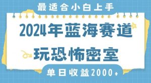 2024年蓝海赛道玩恐怖密室日入2000+，无需露脸，不要担心不会玩游戏，小白直接上手，保姆式教学【揭秘】-知乎者也