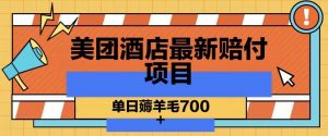 美团酒店最新赔付项目，单日薅羊毛700+【仅揭秘】-知乎者也