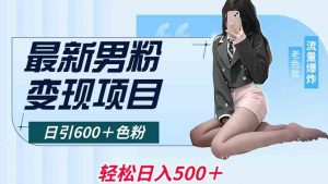 最新男粉变现项目,日引600+色粉,全平台通用,轻松日入500+【揭秘】-知乎者也