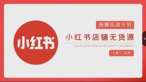 安琪-小红书店铺无货源实战,开店到售后全流程操作-知乎者也