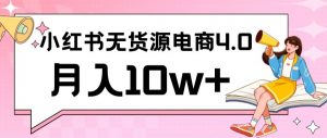 小红书新电商实战，无货源实操从0到1月入10w+联合抖音放大收益【揭秘】-知乎者也