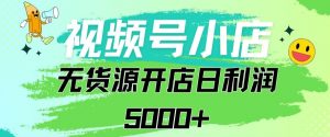 视频号无货源小店从0到1日订单量千单以上纯利润稳稳5000+【揭秘】-知乎者也
