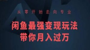 从零开始走向专业,闲鱼最强变现玩法带你月入过万-知乎者也