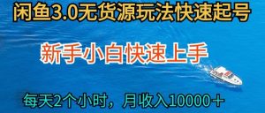 2024最新闲鱼无货源玩法，从0开始小白快手上手，每天2小时月收入过万【揭秘】-知乎者也