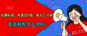 玩爆私域,和爱豆P图,每天几分钟 轻松日入300+【揭秘】-知乎者也