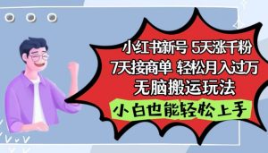 小红书影视泥巴追剧5天涨千粉,7天接商单,轻松月入过万,无脑搬运玩法【揭秘】-知乎者也