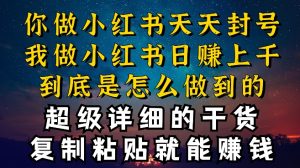 都知道小红书能引流私域变现,可为什么我能一天引流几十人变现上千,但你却频频封号违规被限流【揭秘】-知乎者也