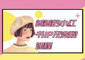姜姜的小红书IP及变现课程，姜姜小红书2024-知乎者也