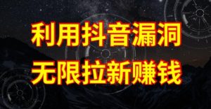 利用抖音链接漏洞，无限拉新赚钱【漏洞原理+操作流程】【揭秘】-知乎者也