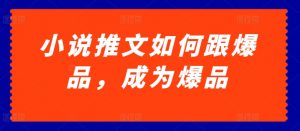 小说推文如何跟爆品,成为爆品【揭秘】-知乎者也
