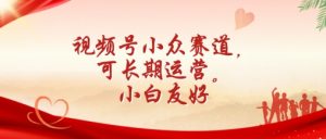 视频号小众赛道,可长期运营,小白友好【揭秘】-知乎者也