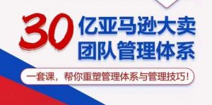 30亿亚马逊大卖团队管理体系,一套课,帮你重塑管理体系与管理技巧-知乎者也