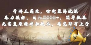 手游三国杀最新蓝海玩法，简单粗暴，无需复杂的操作和技术，看完即可上手【揭秘】-知乎者也