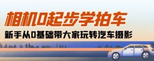 相机0起步学拍车:新手从0基础带大家玩转汽车摄影(18节课)-知乎者也