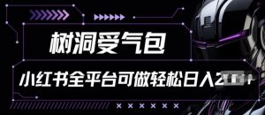 小红书等全平台树洞受气包项目,轻松日入一两张【揭秘】-知乎者也