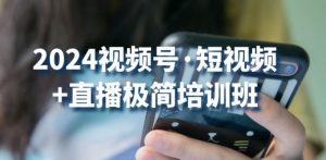 2024视频号·短视频+直播极简培训班:抓住视频号风口,流量红利-知乎者也