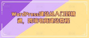 WordPress建站从入门到精通,跨境电商建站教程-知乎者也