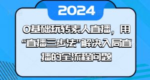 0基础玩转素人直播,用“直播三步法”解决入局直播的全流程问题-知乎者也